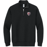 Wall Hockey Youth NuBlend 1/4-Zip Cadet Collar Sweatshirt