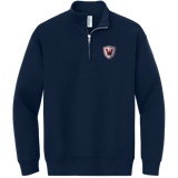 Wall Hockey Youth NuBlend 1/4-Zip Cadet Collar Sweatshirt