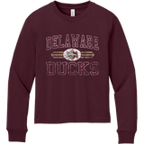 Delaware Ducks Youth 6-Ounce Heavyweight Long Sleeve Tee
