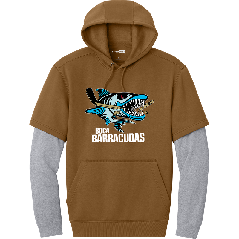 Boca Barracudas Tough Fleece Layered Hoodie