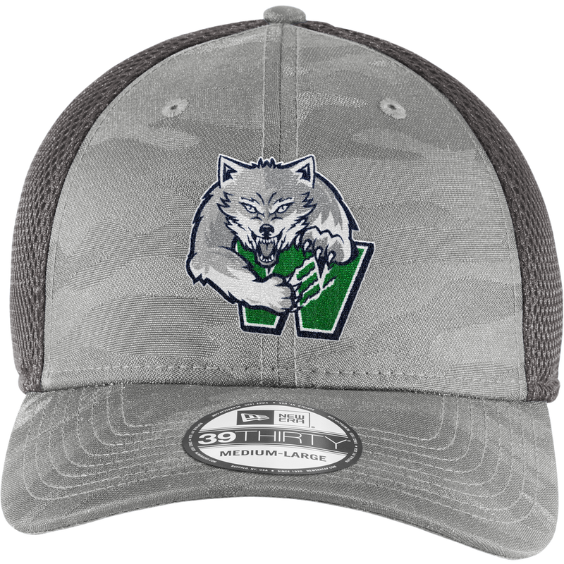 Woodbridge Wolfpack New Era Tonal Camo Stretch Tech Mesh Cap