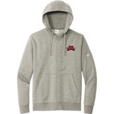Mercer Arrows Nike Club Fleece Sleeve Swoosh Full-Zip Hoodie