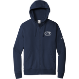 Jr. Herd Nike Club Fleece Sleeve Swoosh Full-Zip Hoodie