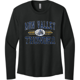 Mon Valley Thunder Women's Cotton Relaxed Long Sleeve Tee