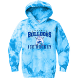 Chicago Bulldogs Youth Crystal Tie-Dye Pullover Hoodie