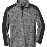 Chelsea Bulldogs Youth PosiCharge Electric Heather Colorblock 1/4-Zip Pullover