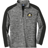 Upland Athletics Youth PosiCharge Electric Heather Colorblock 1/4-Zip Pullover